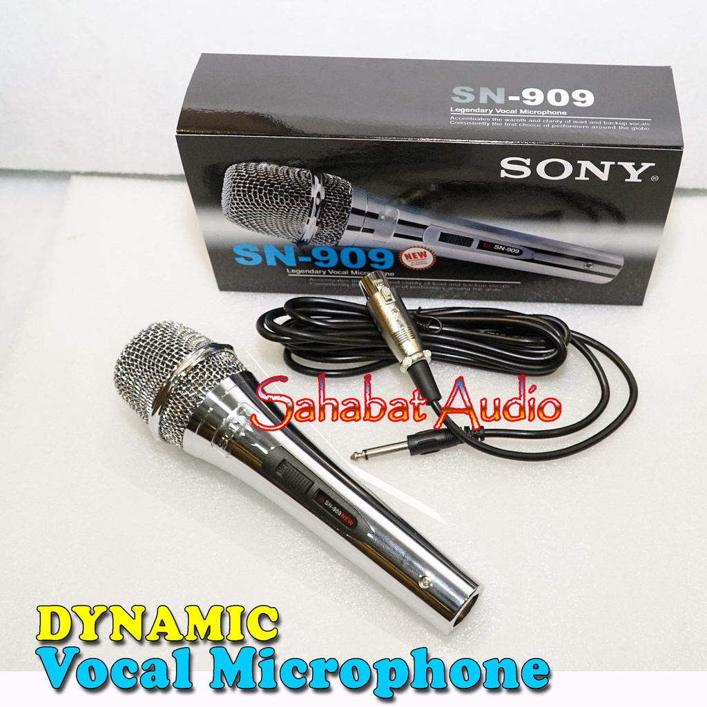 Mic Kabel SN 909 / DYNAMIC Microphone Cable SONY SN - 909 / MIC DYNAMIC SN-909 / Microphone Kabel SN