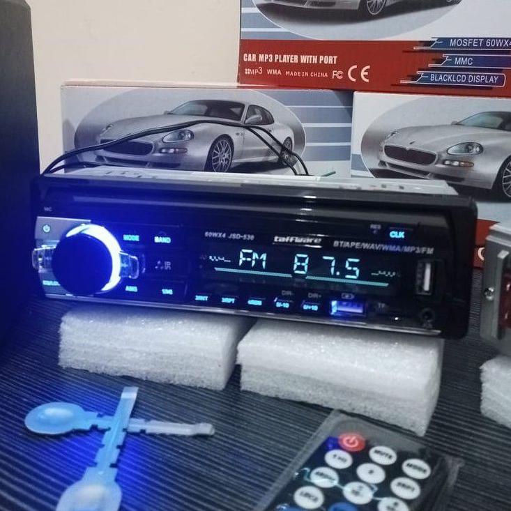 [[BISA COD]] Tape Mobil Modern Multifungsi Single Din JSD 530 Bluetooth (BISA CAS HP)