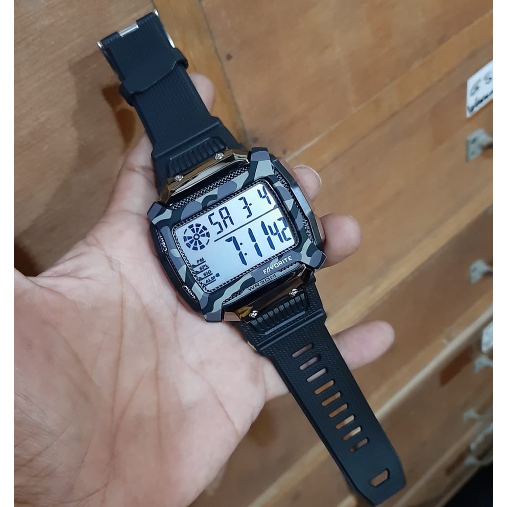 jam tangan Pria FAVORITE F341 Original (water resist 3 ATM ) anti air/tahan air