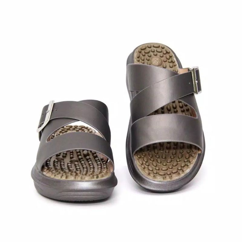 Jaco Kozuii K-walk sandal kesehatan dan replexi original promo spesial-Drak grey S 38-39