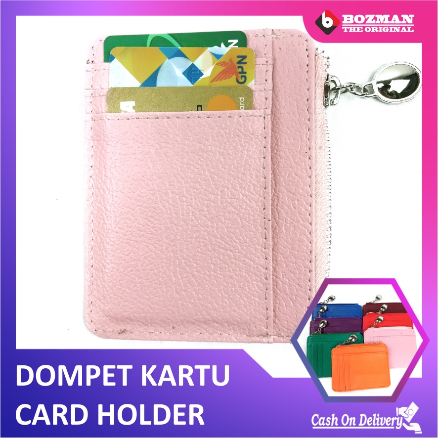 DOMPET KARTU WALLET CARD HOLDER KULIT PU LEATHER PREMIUM