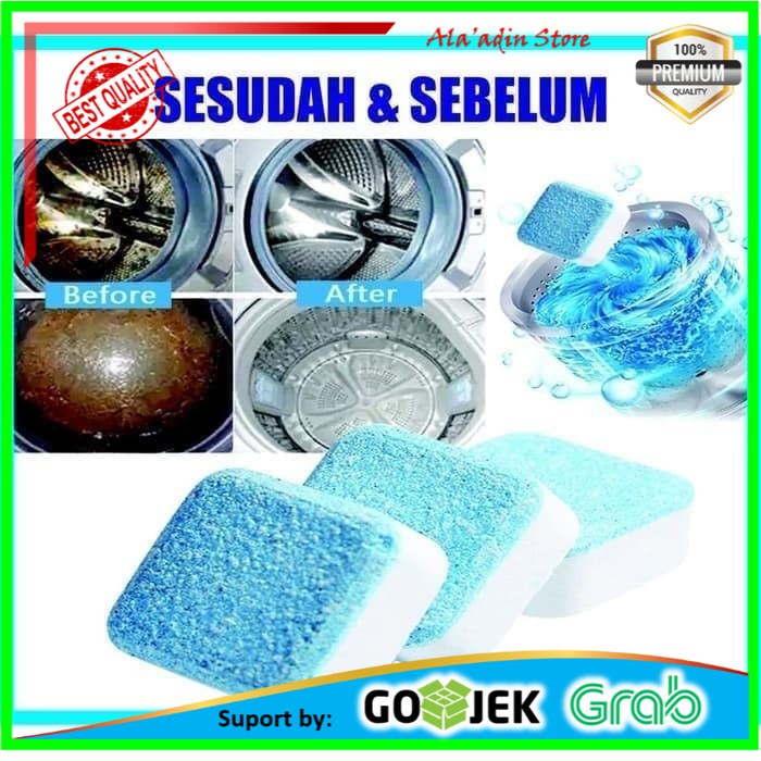 Cuci Gudang Tablet Pembersih Mesin Cuci Deep Cleaning Washing Machine