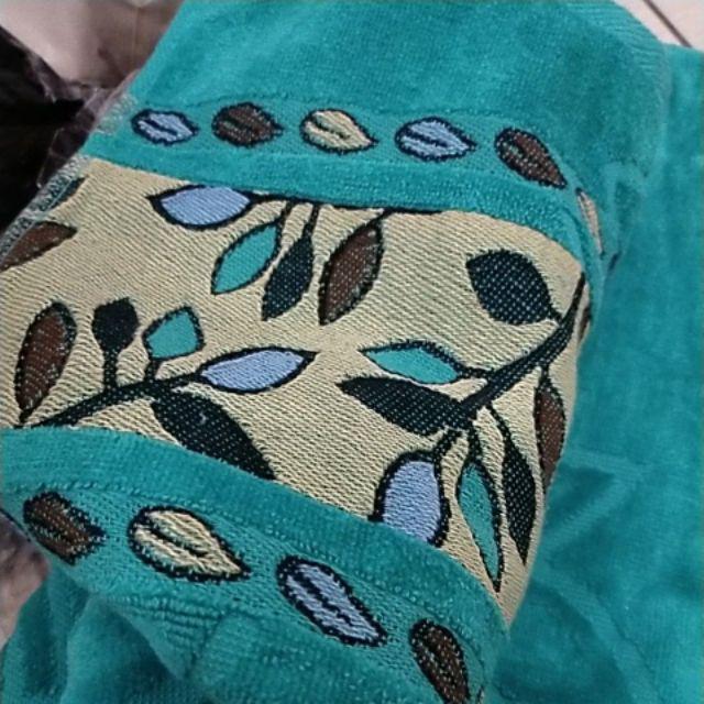 Handuk Jumbo Top Terry Batik Bunga Ukuran 155 X 80 | Handuk Mandi Dewasa