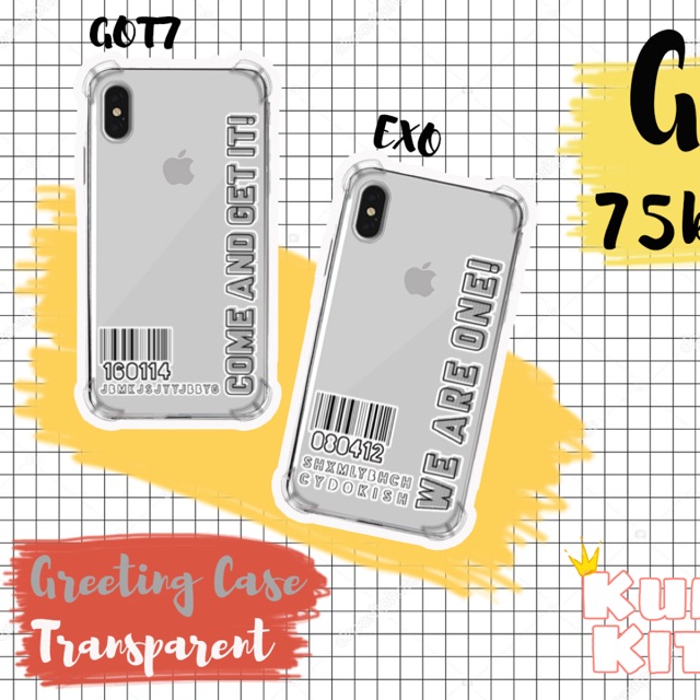 KPOP Custom Greeting Case - Kulkit.id