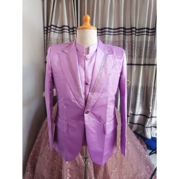 Jas pengantin resmi bahan taffeta