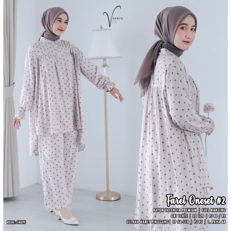 (NEW)SETELAN WANITA OOTD//FAREL ONE SET BY VENTE