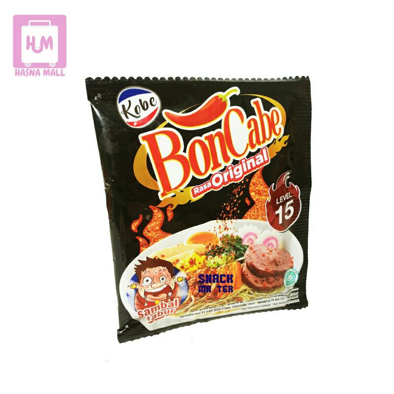 Hasna mall - Kobe BonCabe Cabai bubuk Tabur Sachet Netto 4.5gr