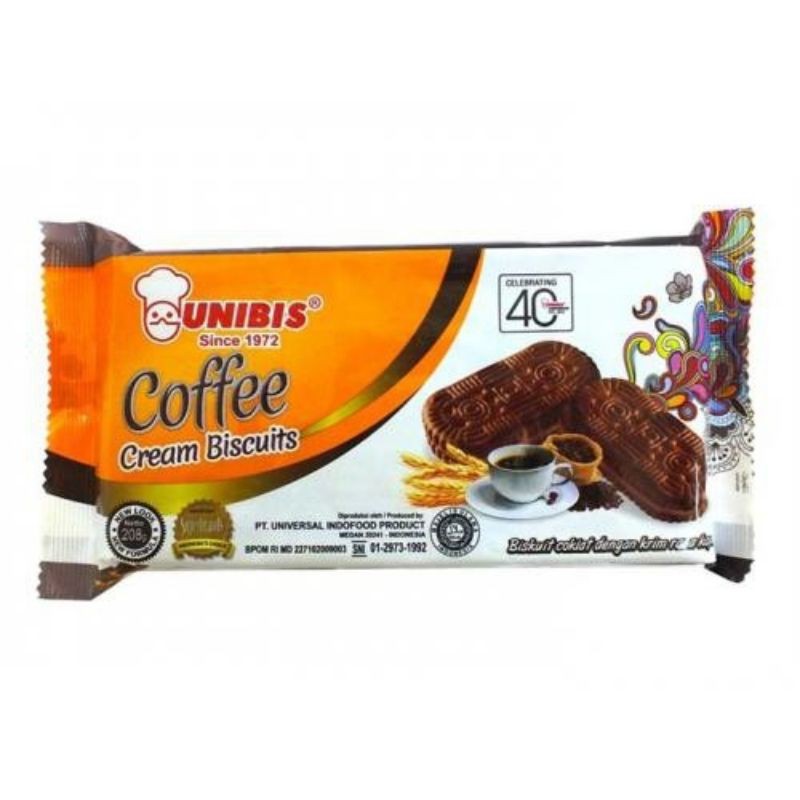 

UNIBIS COFFEE CREAM BISCUIT 220GR - biskuit coklat krim kopi