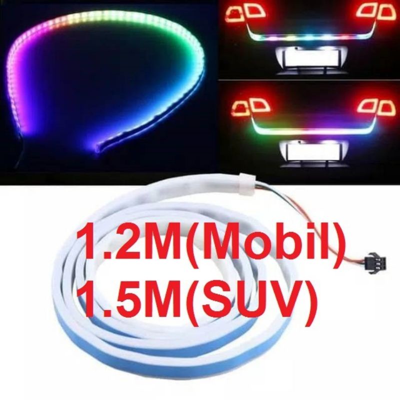 Lampu Strip DRL RGB 24V TAIL Led Lampu Bagasi Pintu Belakang Mobil STOP SEIN SIGNAL Waterproof