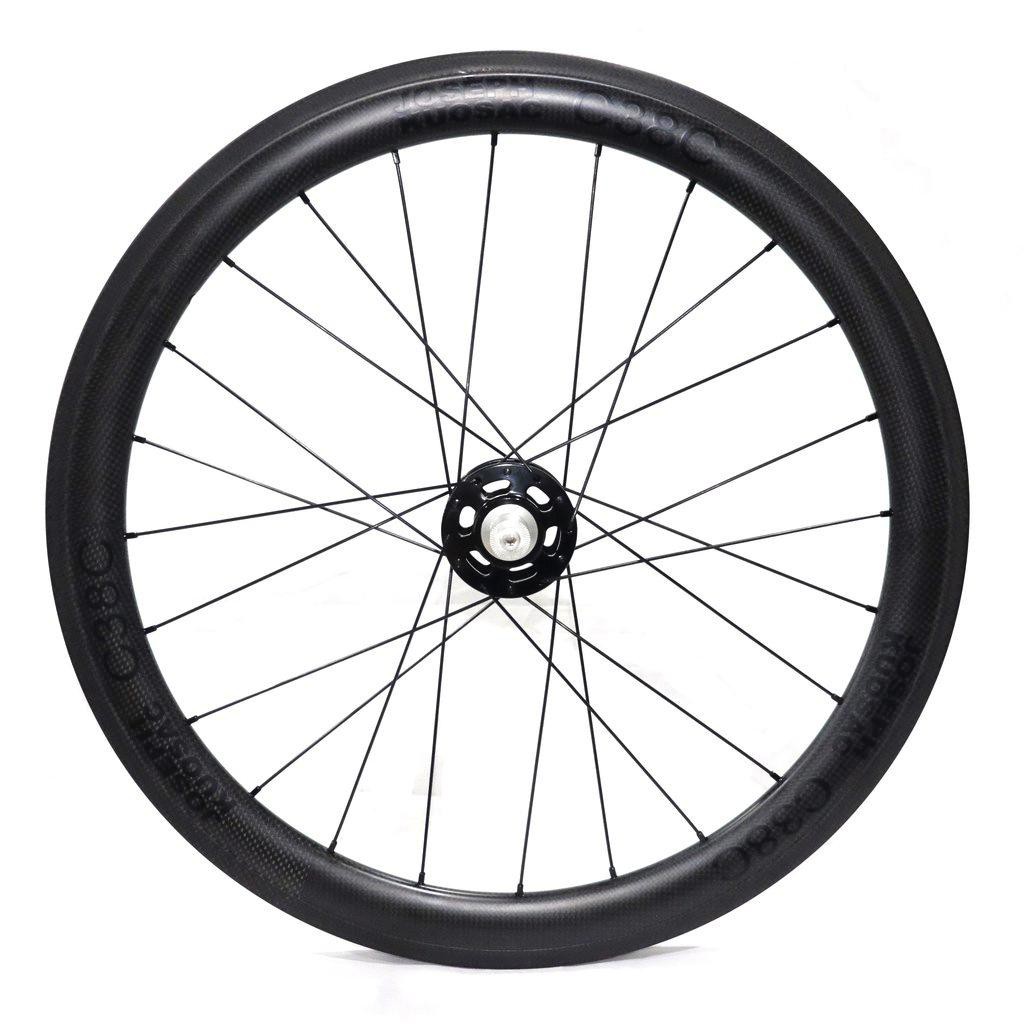 JOSEPH KUOSAC C38C 20" CARBON WHEELSET (451) - BLACK DECAL - VELG SEPEDA