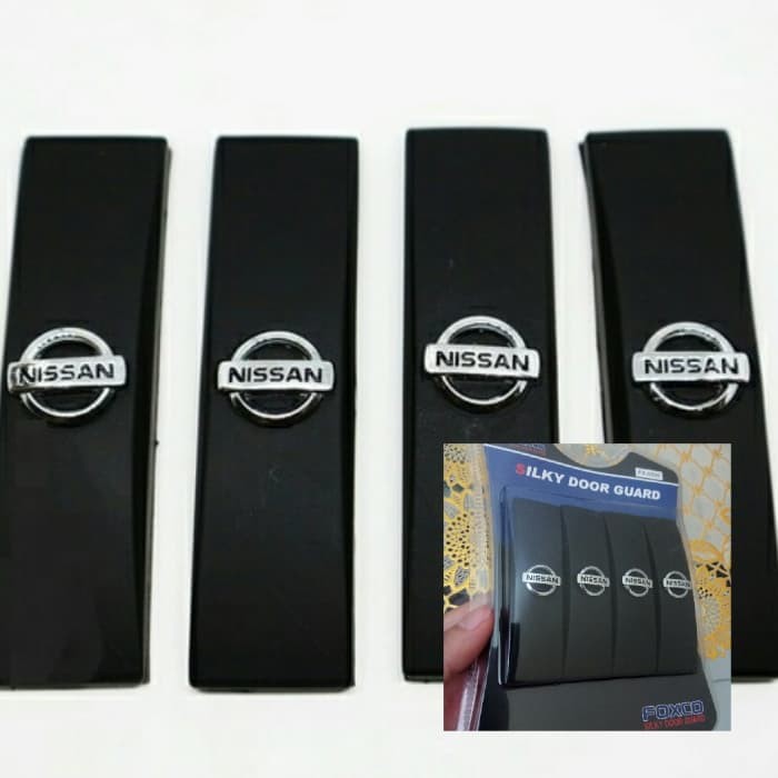 Door Guard / Doorguard / Karet pengaman sisi pintu mobil LOGO NISSAN pelindung sisi pintu
