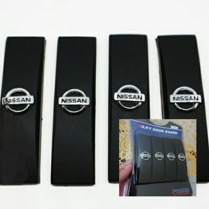 Door Guard / Doorguard / Karet Pelindung sisi pintu mobil LOGO NISSAN