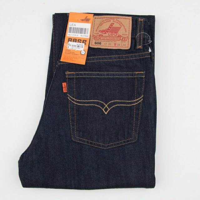 Celana Lea Jeans Original 606 Regular Fit BASE (Orange Label)