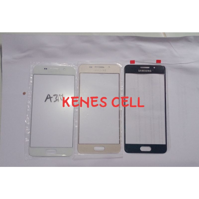 kaca lcd kaca depan lcd touchscreen Samsung A310 A3 2016 original