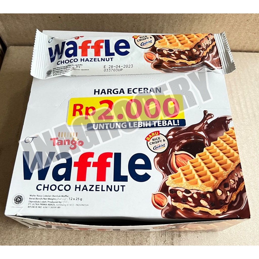 

TANGO WAFFLE CHOCO HAZELNUT ISI 12PCS