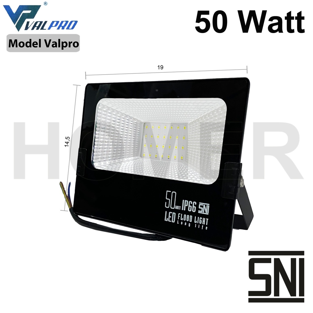 lampu led sorot / tembak / floodlight / outdoor / lapangan COB SMD super terang jarak jauh 50w 50 w 50 watt 50watt valescom valpro emico probest hamatsu hattasu joson ip65 ip66 ip67