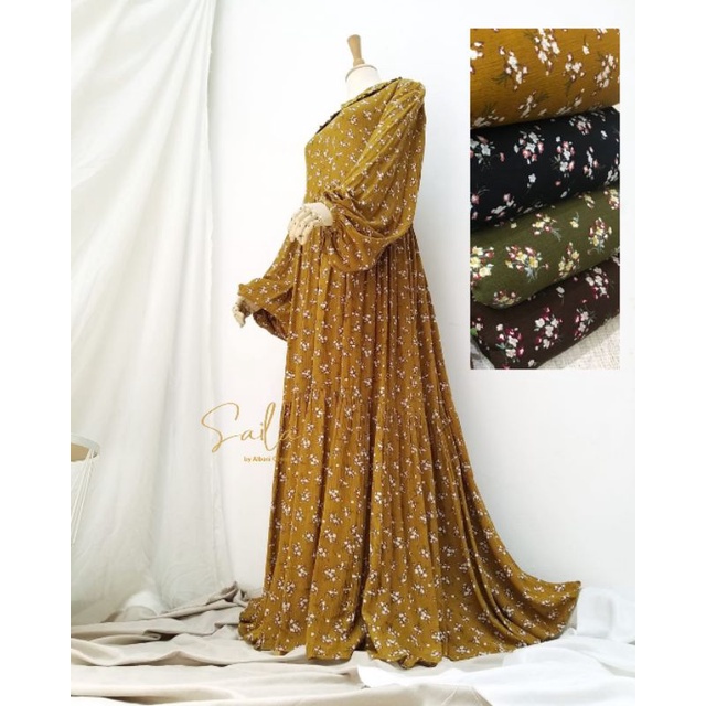 Caria saila by albani corner rok super lebar total kain 4,5 meter