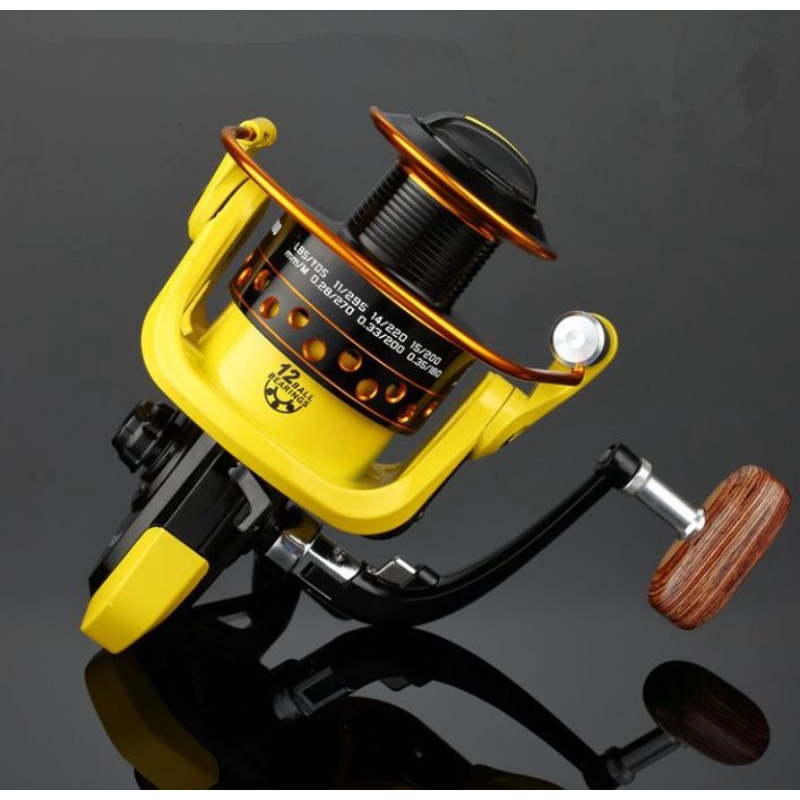 LIEYUWANG Reel Pancing Spinning HD6000 12 Ball Bearing