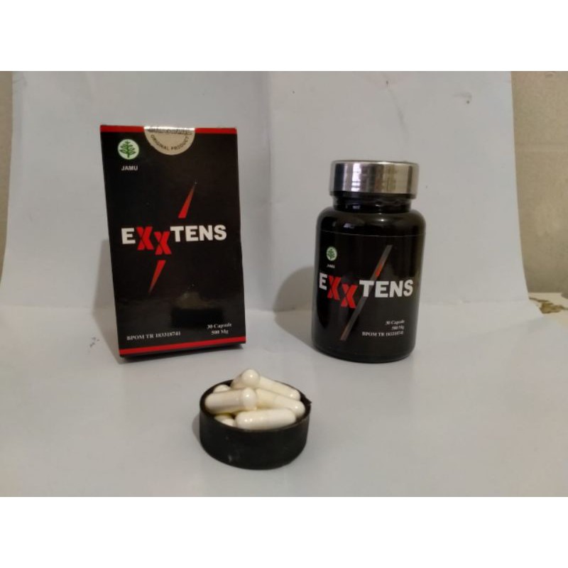Exxtens Suplemen Stamina Pria Obat Herbal Asli ORIGINAL Pembesar Kelamin Permanen Pria
