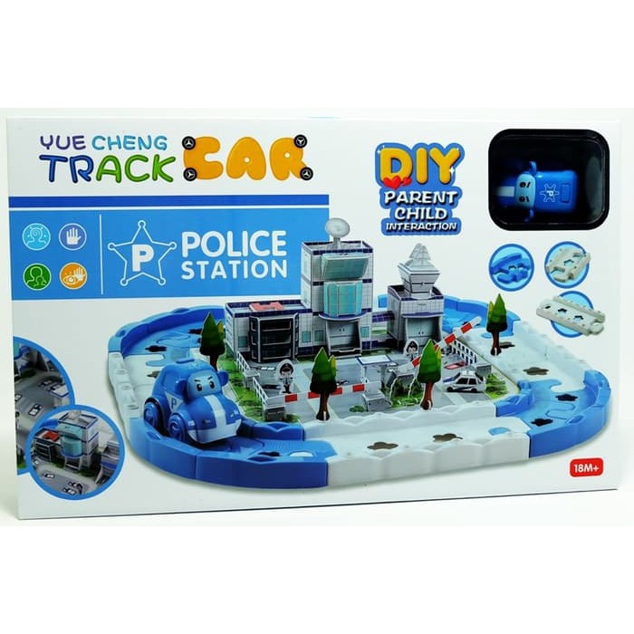 TRACK ROBOCAR POLI POLICE STATION - KADO MAINAN ANAK