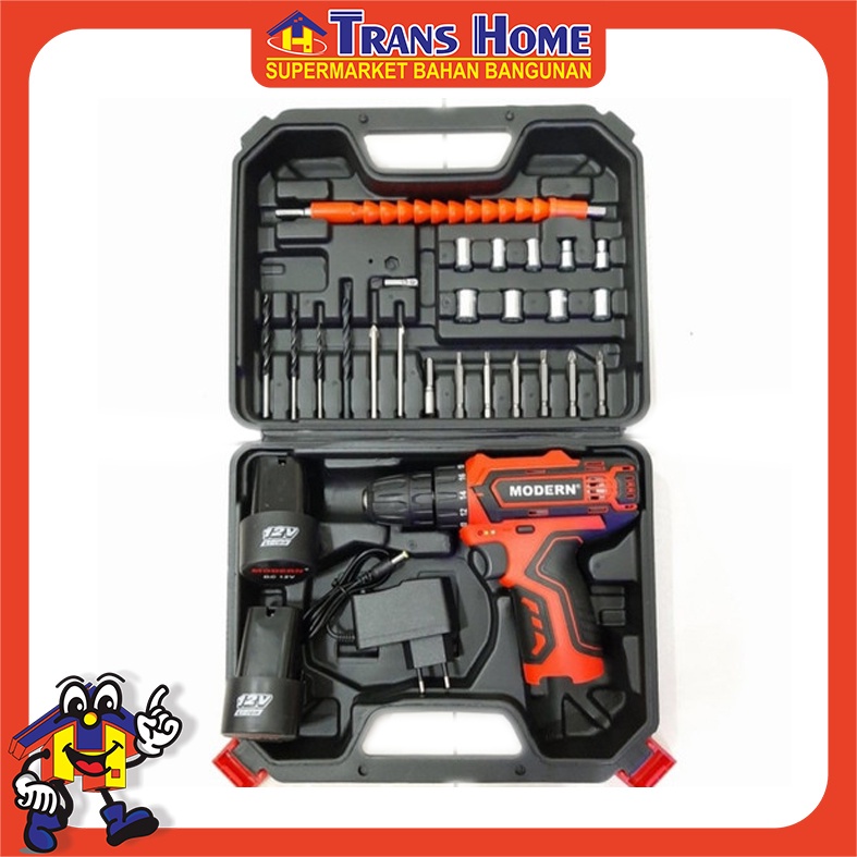 Mesin Alat Bor Baterai M-13 SET (10MM) (MODERN)