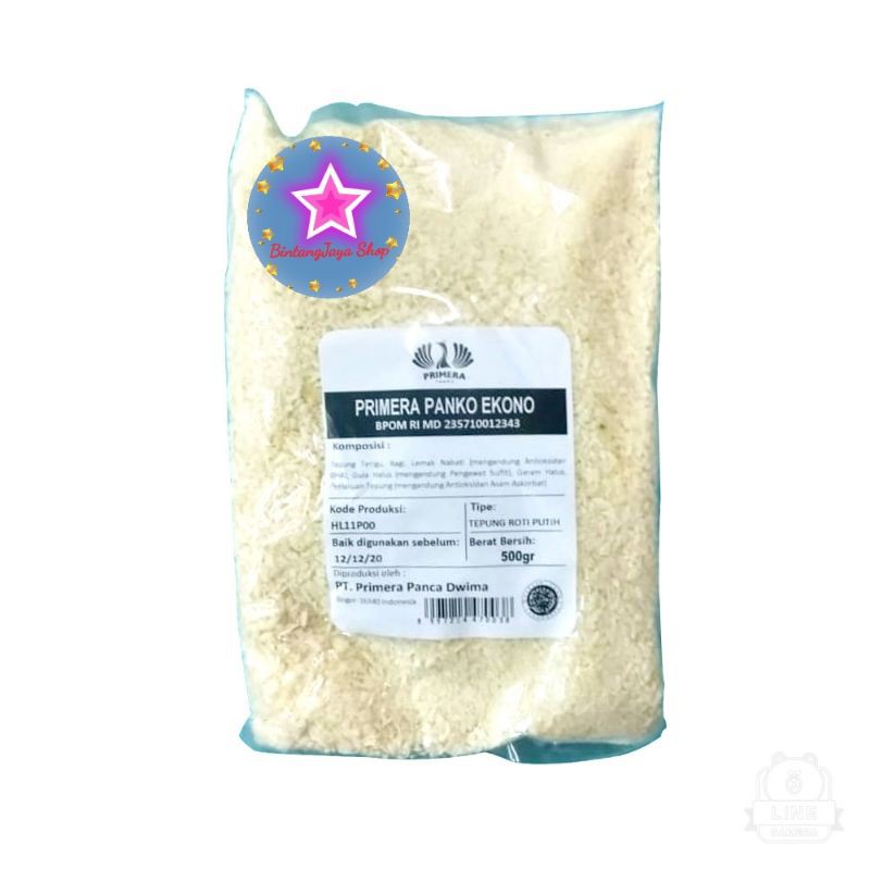 

Tepung Panko Premium halal 500gr / Primera Panko Ekono 500gr / makanan tepung roti jepang prancis