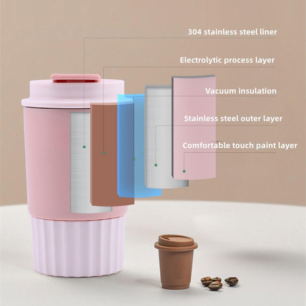 Preva 360ml Mug Kopi Travel Stainless Steel Botol Air Anti Bocor