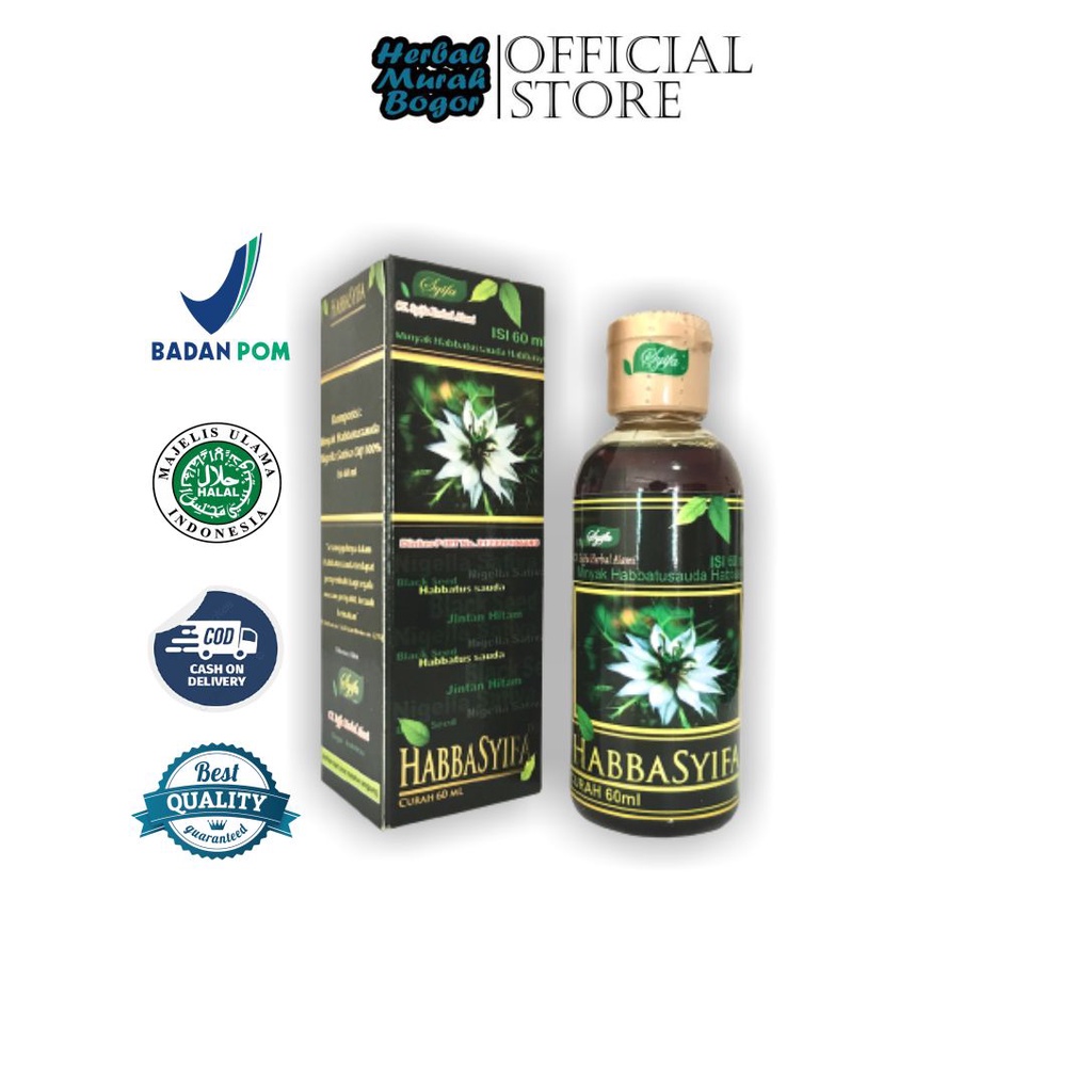 Obat Kesehatan Habbatusauda Curah 60ml | Habbasyifa 60ml