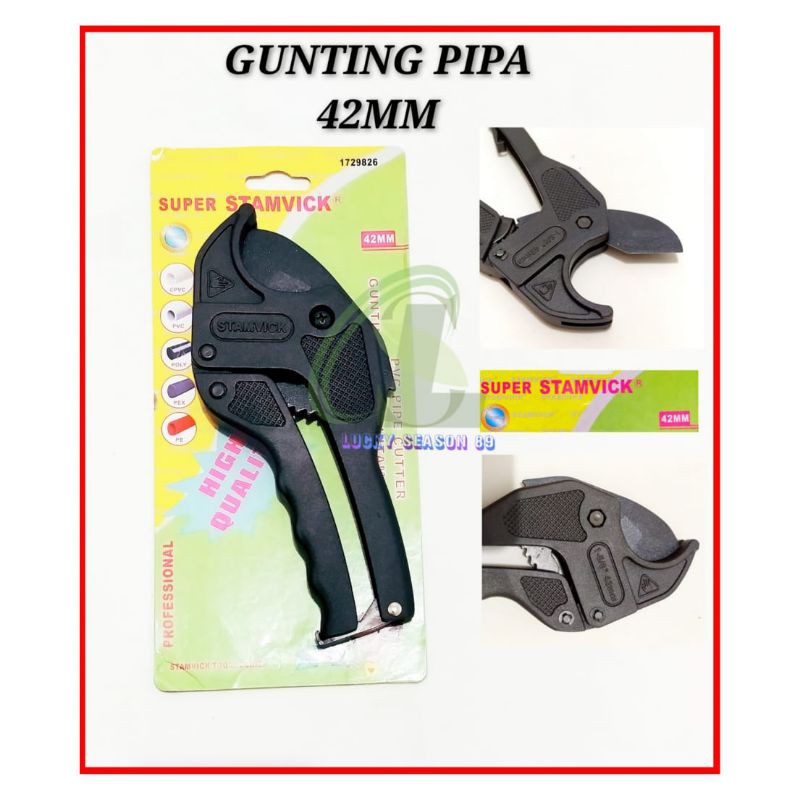 GUNTING PIPA PVC/PIPE CUTTER/TANG PEMOTONG PIPA PARALON 42MM BAGUS MURAH