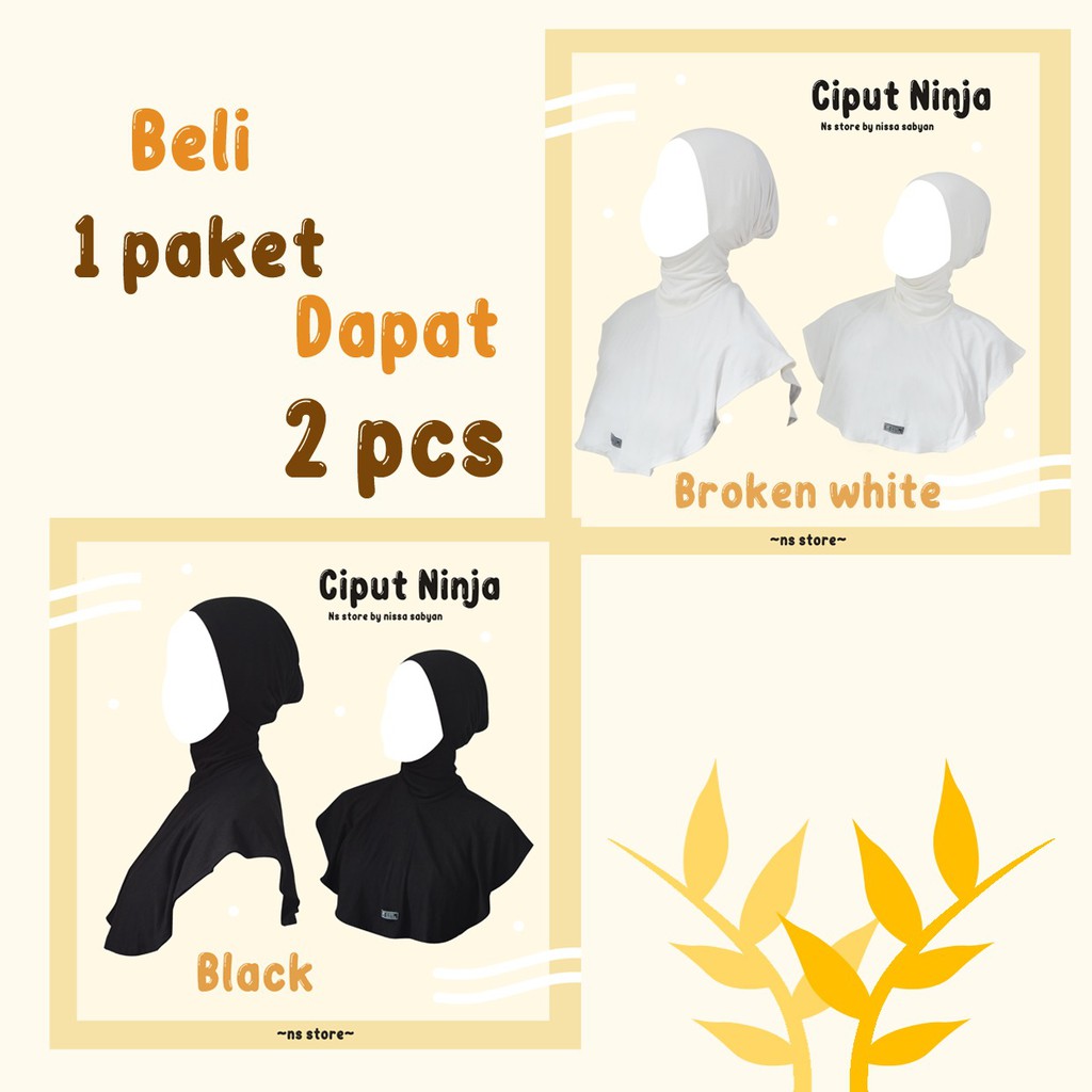 Ciput Ninja Ori Nissa Sabyan ns.nissastore