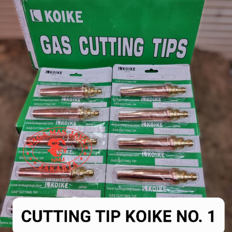 Jual GAS CUTTING TIP KOIKE NO 1 / NO 2 / NO 3 LPG / NOZZLE BLENDER