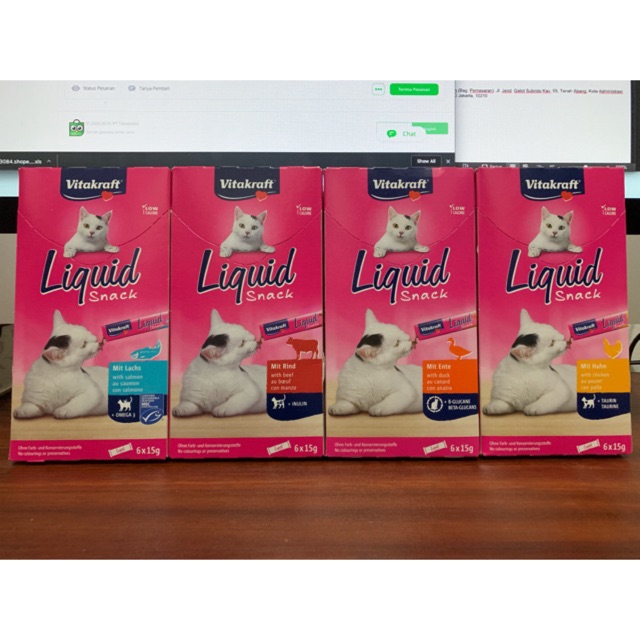 VITAKRAFT LIQUID SNACK KUCING