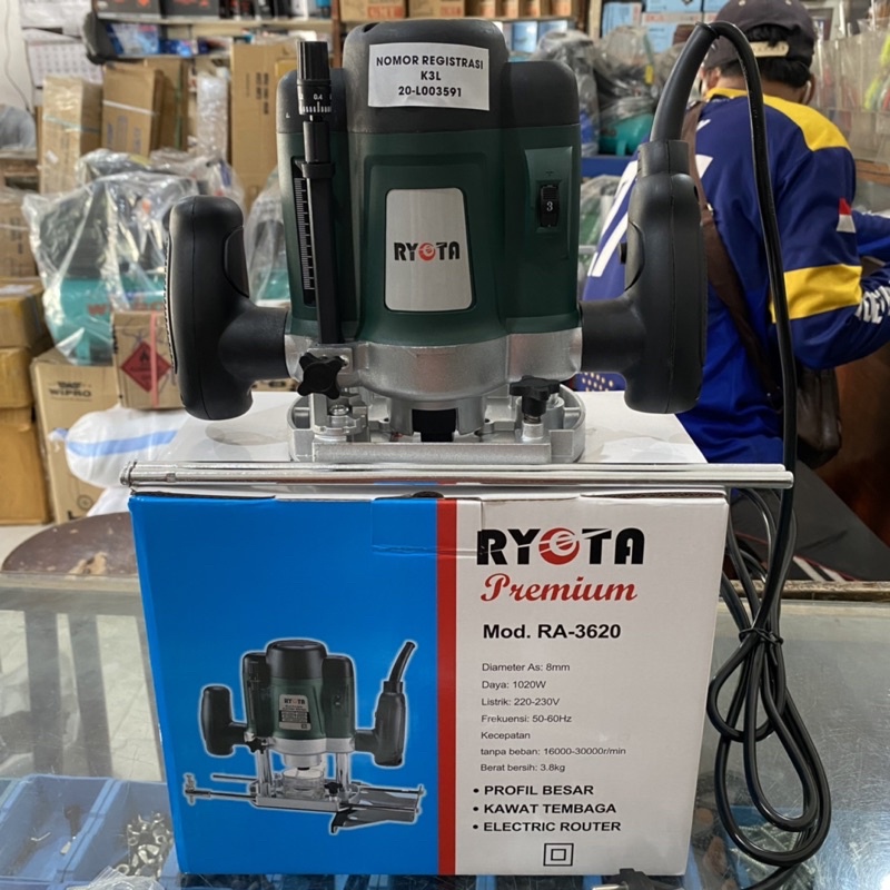 PROFIL BESAR PEGANGAN DUA / ROUTER RYOTA 1020 watt