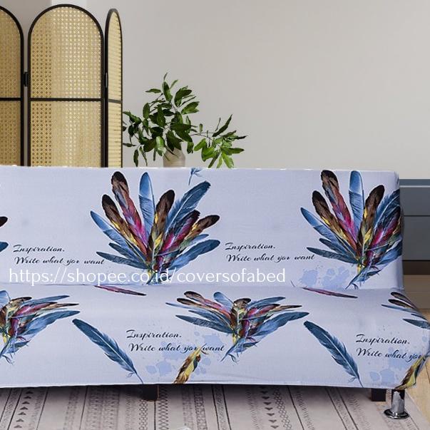 ☟ COVER SARUNG SOFA BED KURSI TAMU PELINDUNG PELAPIS SPREI COVER SOFABED UKURAN 160-190 CM MOTIF MOD