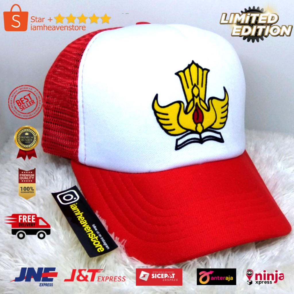 Topi sd dewasa pria wanita cewe cowo Jaring Trucker SD generasi 90an nostagia 90s klasik vintage