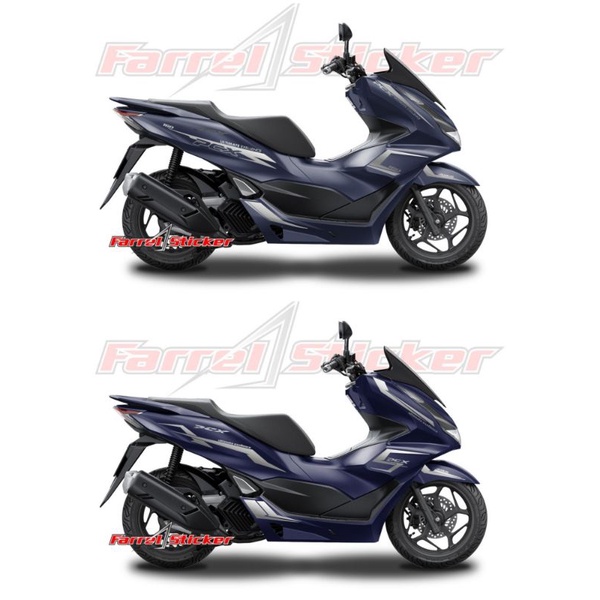 Striping Cutting Sticker Honda NEW PCX BIRU 2021 160cc