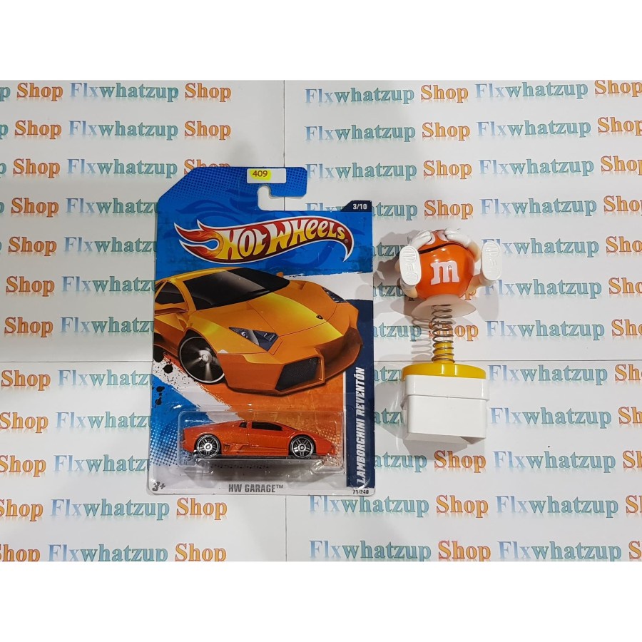 Hot Wheels Lamborghini Reventon (HW Garage) - ORANGE AKTA