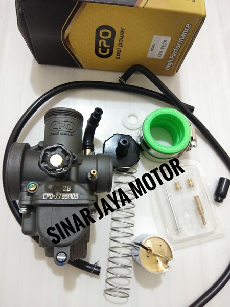 dijual karbu cpo pe 28 racing pj mj jarum model tk koso uma moto1 sudco tdr promo