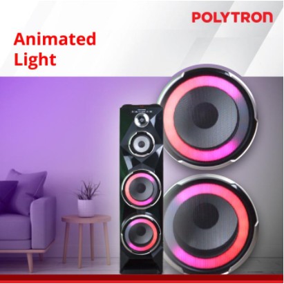 Polytron Speaker Aktif Bluetooth USB Radio PAS 8SCA22 Super Bass Light