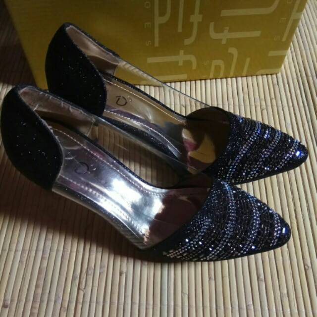 Fladeo Sepatu wanita heels hitam no 37