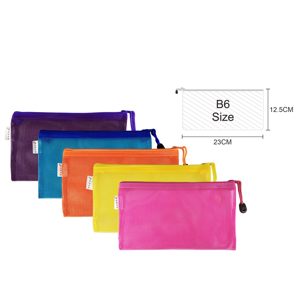 

Tempat Pensil Murah Bahan Nylon Jaring B6 / Pencil Bag / Pencil Case EAGLE Product Import E278