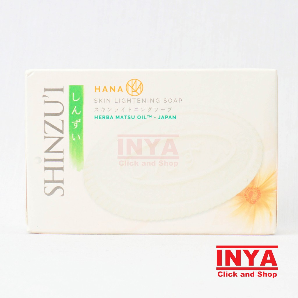 SHINZUI HANA SKIN LIGTENING SOAP BAR 85gr - Sabun Batang