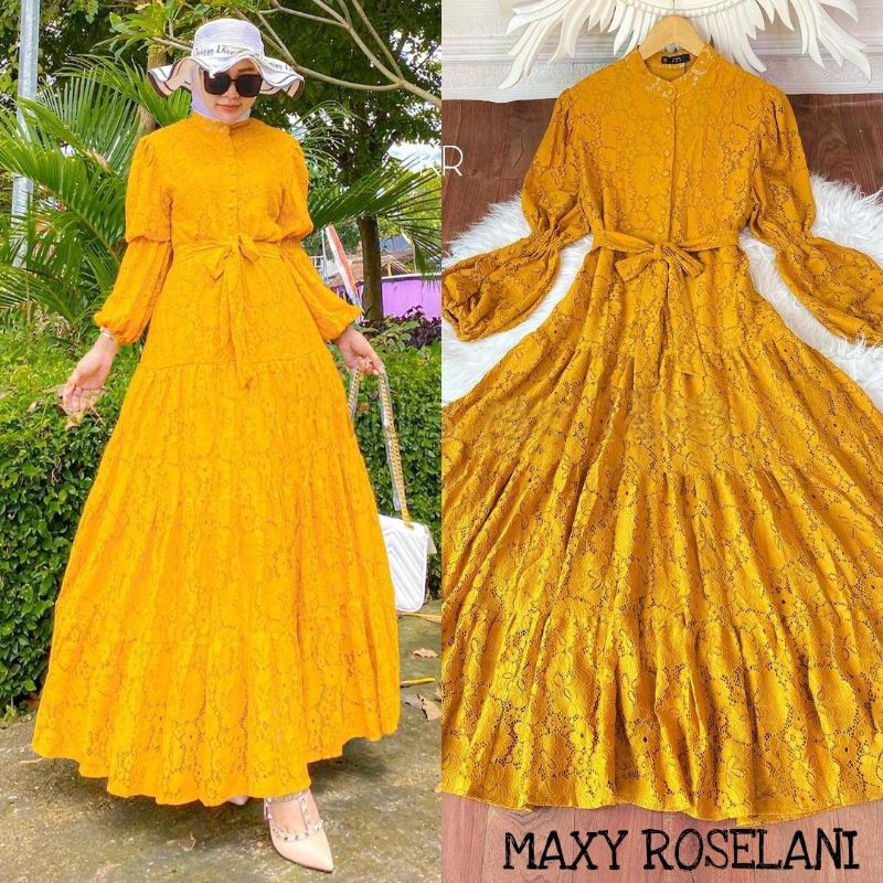 MAXY ROSELANI, BRUKAT PREMIUM, GAMIS, MUSLIM