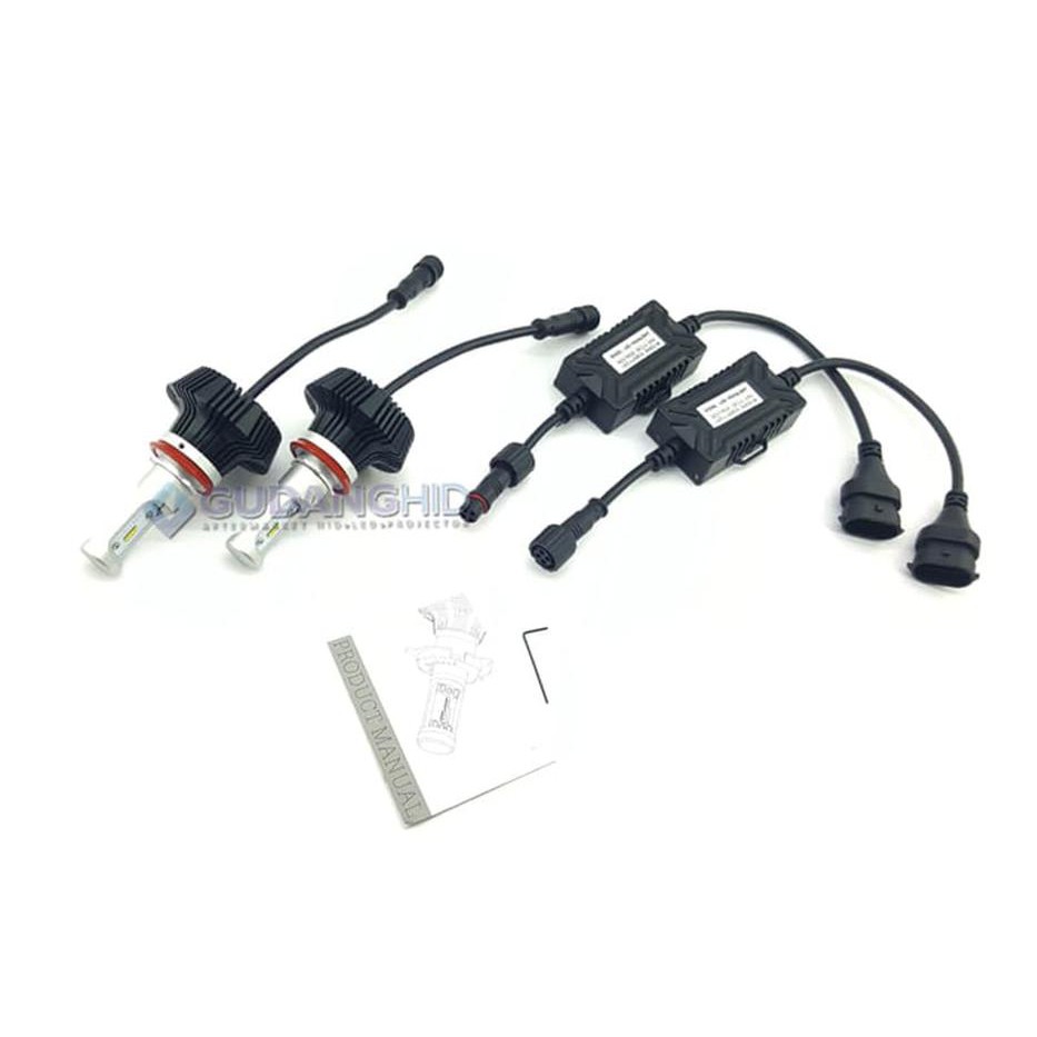 Lampu LED Mobil ZES Lumileds H7 H11 HB3 HB4 25W 4000 Lumens