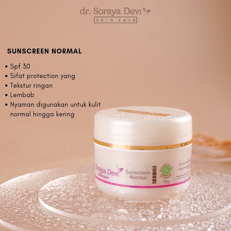 SUNSCREEN NORMAL BY dr. SORAYA DEVI SKINCARE