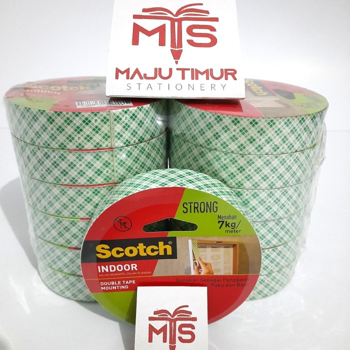 

Lucu Double Tape Mounting 3M Scotch 110-3A / 3M Scotch 1" Indoor 7Kg Terlaris