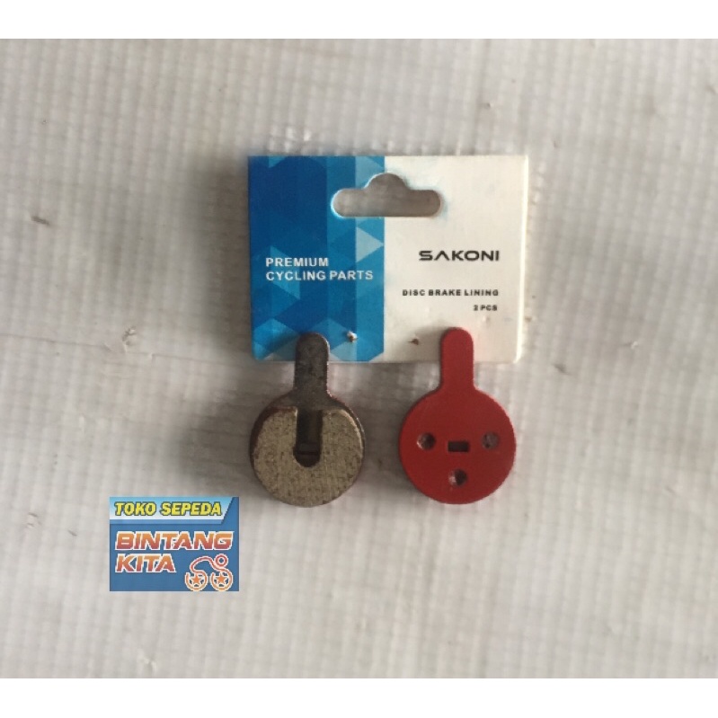 Kampas Rem Cakram Disc Brake Sepeda Mtb Gunung Lipat Brake Pad Sakoni