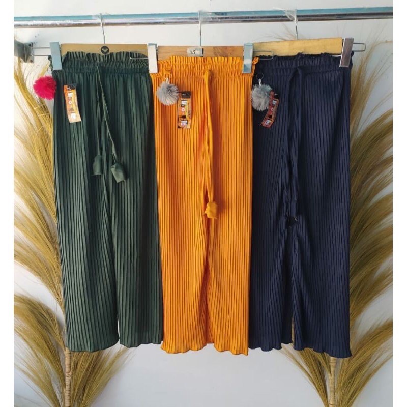 celana Kulot plisket anak tanggung 3-5 tahun nablfashion
