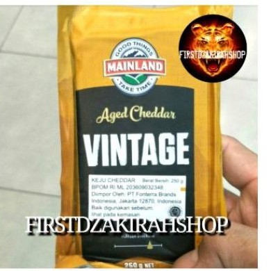 

mainland cheese vintage cheddar keju 250