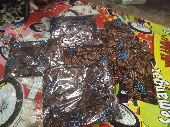 Baju Batik Ayah Anak Motif Abri Original Terbaru Batik Anak Terlaris